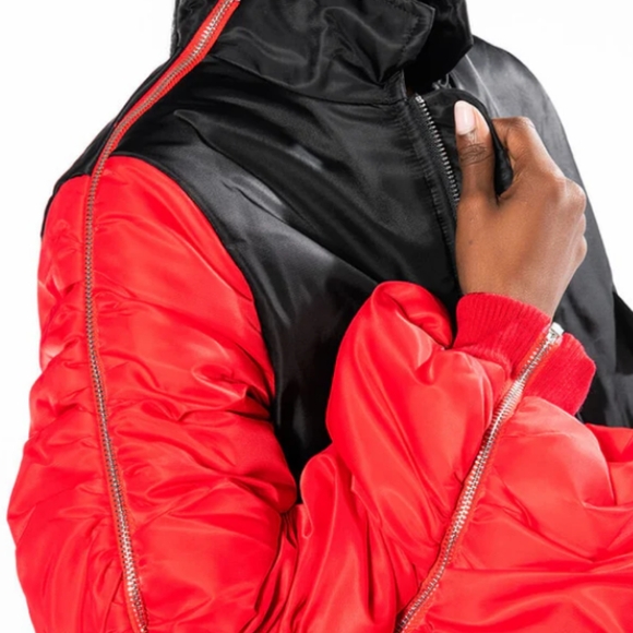 AKIRA "AND YOU SAY CHI CITY LONG PUFFER" (L) **NWT** - Picture 8 of 9